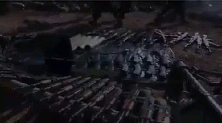 Arakan Army seizes  amount of guns and captures several soldiers from Myanmar Army last night when it attacked AA from various   columns. The operation was totally fail and token down the army formation in disaster on April 24th.   