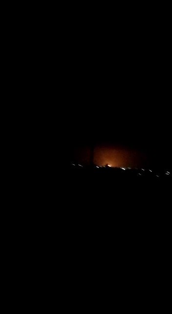 Burning shelter in the Kutupalong,  Ukiya, Cox's bazar,  Bangladesh. Until exactly location is not confirm.   Rohingya  Camps.  Camp-5 or 2 