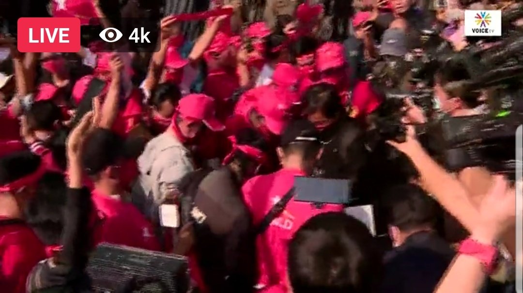 Infront of myanmar embassy in Bangkok Thailand where Myanmar citizens working here are gathered to protest against the militarycoup in their country. They were reportedly stomping on picture of military chief Senior General Min Aung Hlaing
