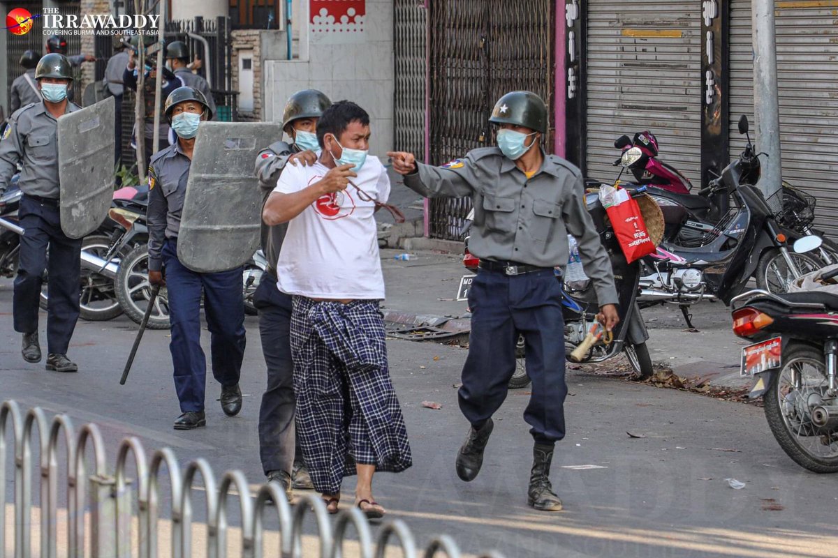 Myanmar junta cut internet service and deployed troops around the country on Monday in signs of a feared crackdown on anti-coup protests, hours after security forces fired to disperse a demonstration in the country's north