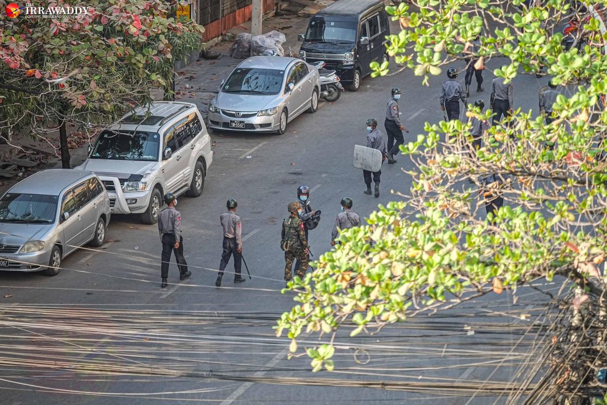 Myanmar junta cut internet service and deployed troops around the country on Monday in signs of a feared crackdown on anti-coup protests, hours after security forces fired to disperse a demonstration in the country's north
