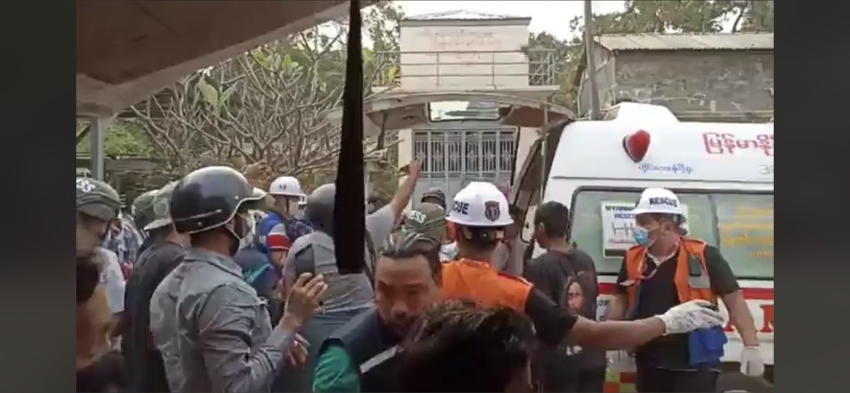 Several rounds of live ammo has been shot in Mandalay crackdown. Many civilians critically injured and 2 killed