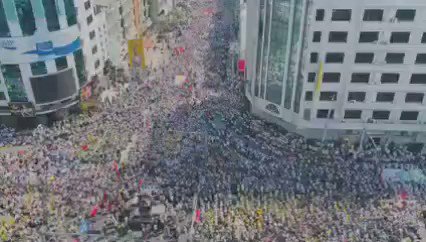Myanmar: protest at streets of Mandalay today