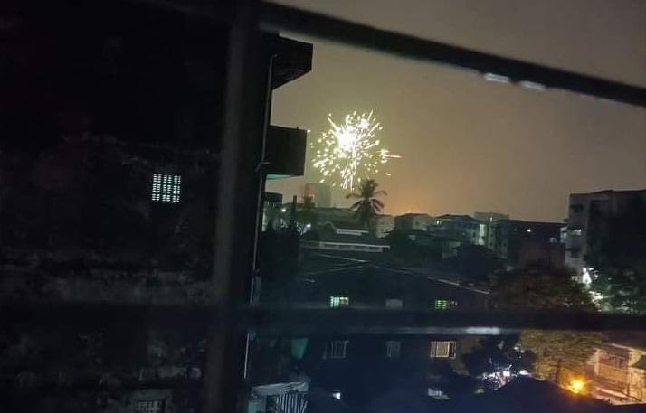 As 2008 Constitution has been abolished just an hour ago, people in Yangon are celebrating