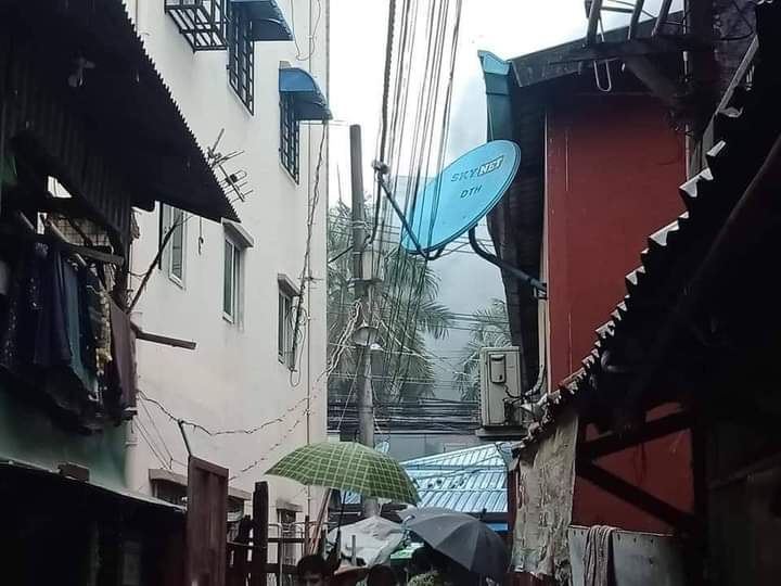 Yangon, Hlaing- There was a fire incident in Yoma water purifying factory and loud sounds of explosions were heard during the incident - says local to Khit Thit Media
