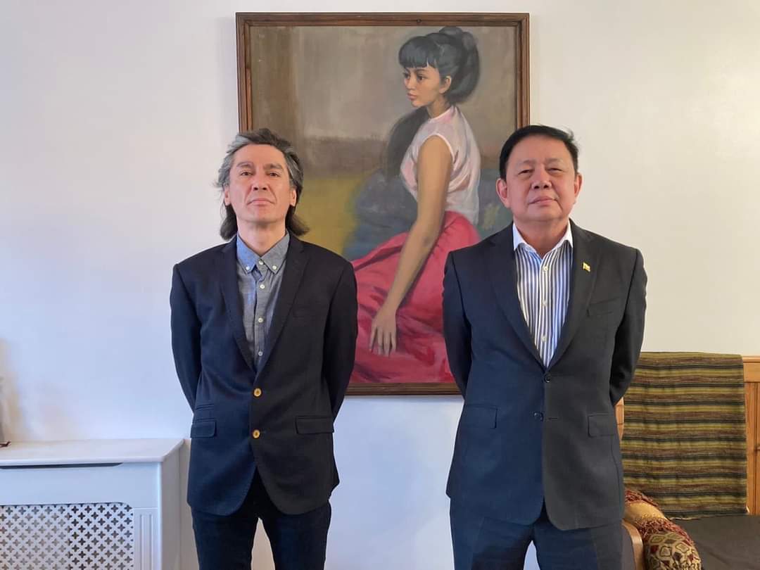 Myanmar ambassador to the UK Kyaw Zwar Minn had met with a number of people including British officials/politicians & AungSanSuuKyi's son since Feb 1 militarycoup. He had also said he takes instructions only from Ms Suu Kyi, detained since Feb 1 