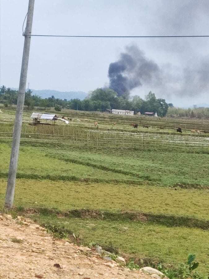 A military aircraft of Myanmar junta has been shot down by Kachin Independent Army in Moemauk this morning, KIA spokesperson says