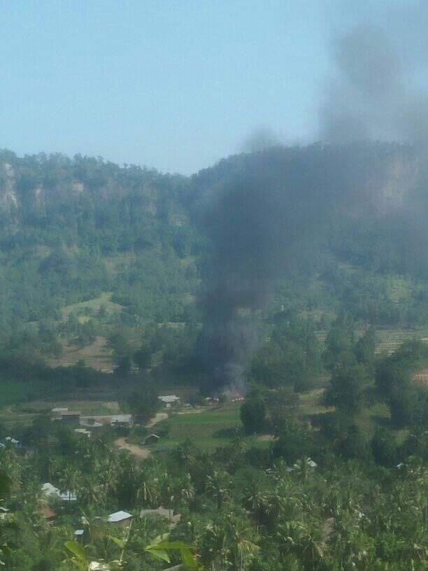 Two civilians, who own a restaurant in the northwestern village of Myanmar, are killed, and their bodies are burned to ashes along with their house at around 11:00 am today 14 December in Konyin, Mingin Township, Sagaing region