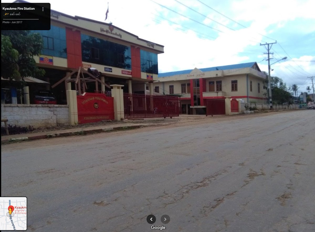 Geolocation of TNLA soldiers in downtown Kyaukme city, Burma after reportedly clearing all junta positions within the town.