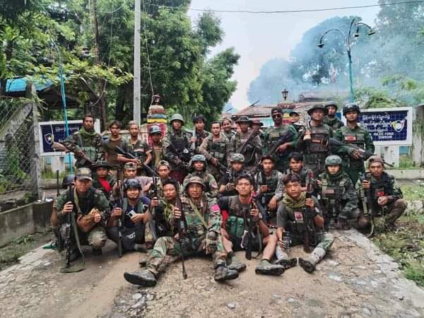 PDF resistance forces have captured the town of Tabayin and it's surrounding countryside. Tabayin is the first town out on the Sagaing plains to be taken