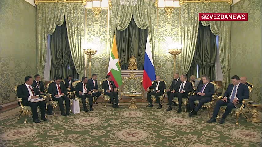 Mynamar PM met with Putin in Moscow