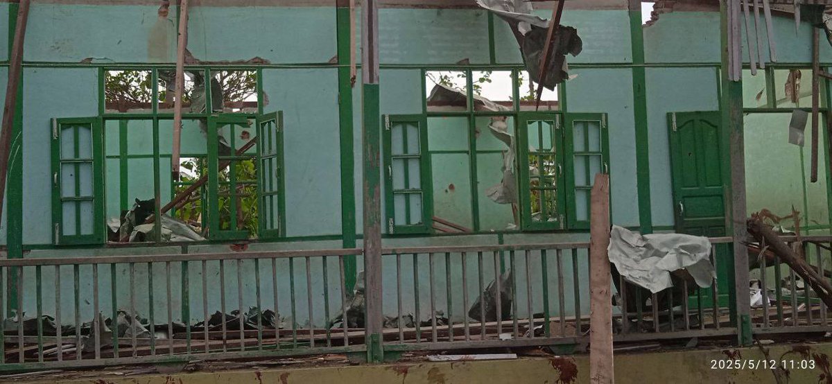 At least a dozen students and teachers killed, scores injured after junta airstrike hits school in Depayin Township, Myanmar, local media reportsAt least a dozen students and several teachers were killed and others injured as a regime fighter jet bombed the O Htein Twin village school in Sagaing Region’s Depayin Township on Monday morning, local sources report.