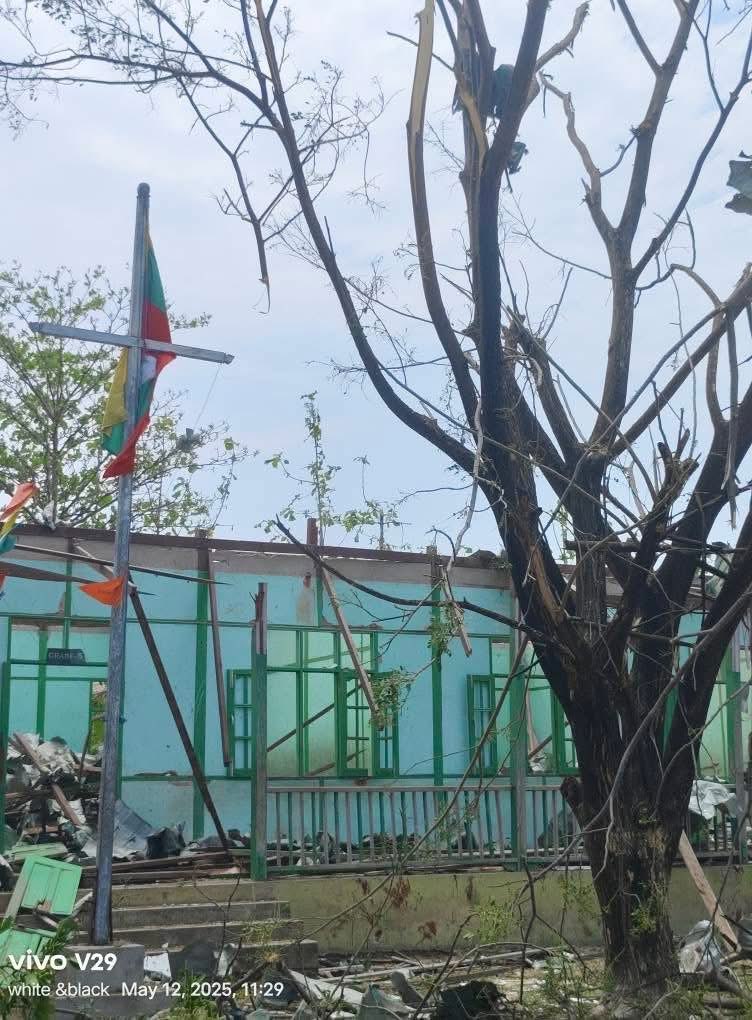 Junta's two airstrikes this morning killed dozens of students and two teachers and injured many in a school located  O Htein Twin village, Sagaing Region’s Depayin Township according to local sources report